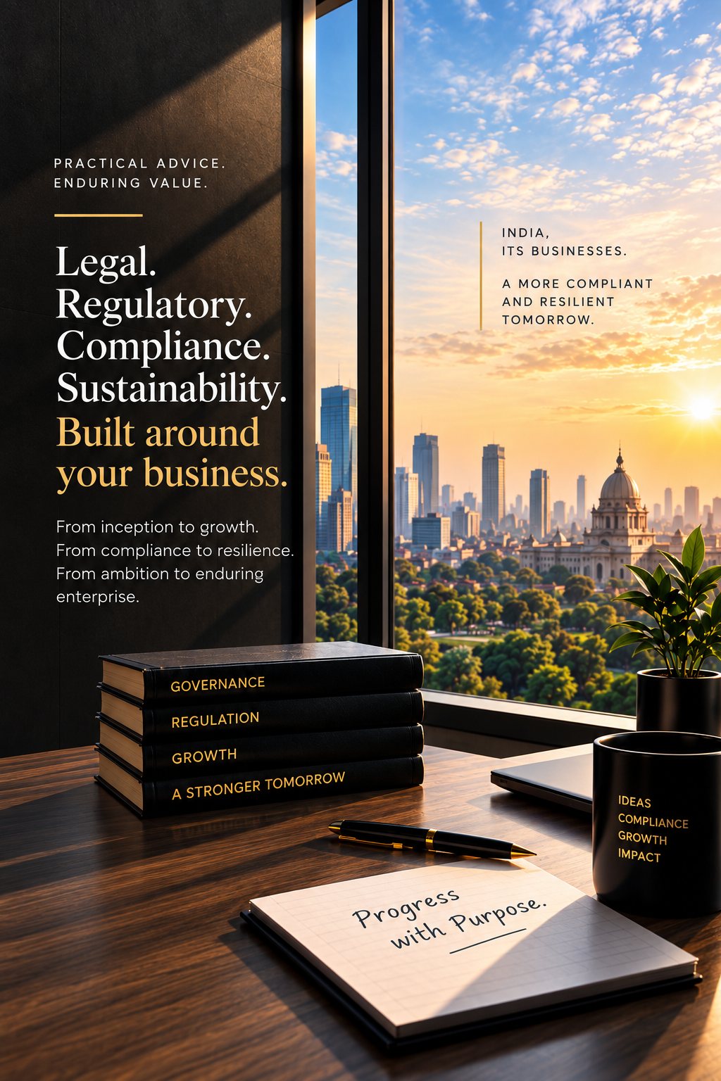 Legal. Regulatory. Compliance. Sustainability. Built around your business.